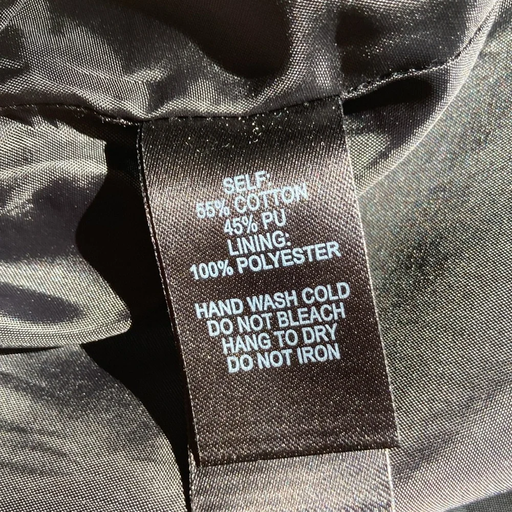 Lulus Classic Black Faux Leather Mini Skirt, Size Medium - Picture 6 of 7